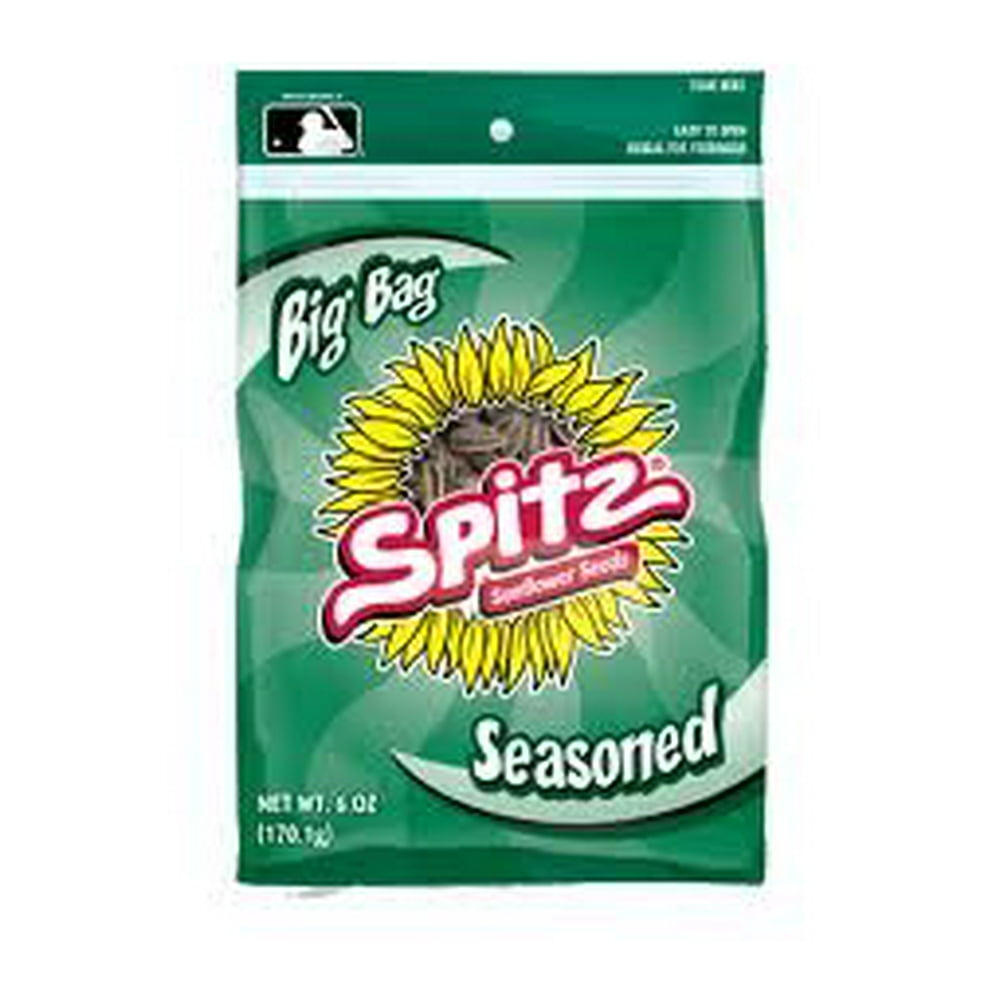 Spitz Seasoned Flavored Sunflower Seeds 6 ounce Resealable Big Bag