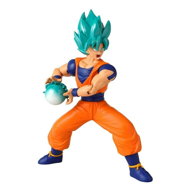 Figura Super Saiyan Blue Goku Dragon Ball Bandai Pulgadas