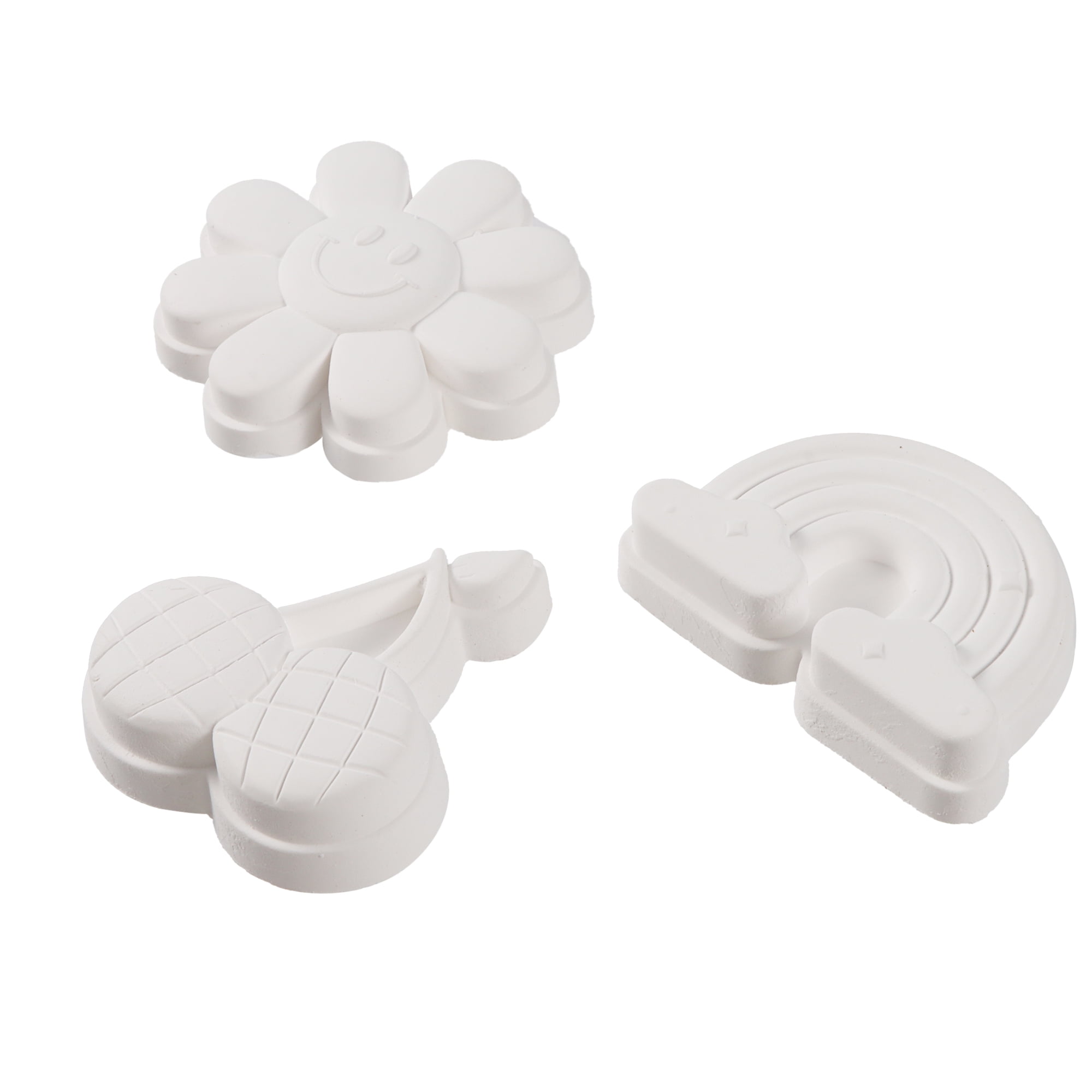 Hello Hobby Paint Your Own Magnet Friends Rainbow, flower and Cherry design