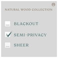 thumbnail image 6 of MOOD Custom Bamboo Shades | NATURAL | Cordless Designer Natural Woven Wood Roman Shades for Windows | Natural Forestwood (Great Privacy) | 29"W X 60"H, 6 of 7