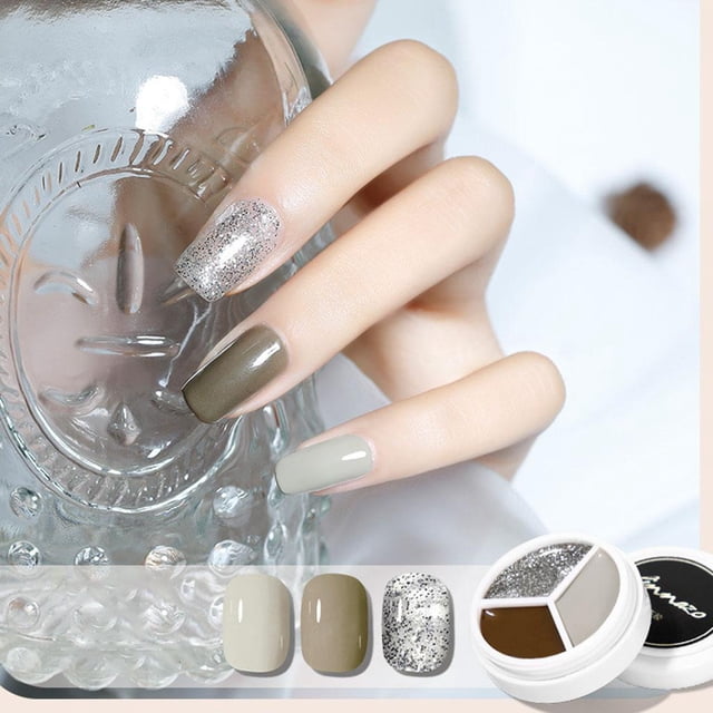 Gel de Pegamento para uñas shamjiam Estuche de manicura Uso Personal Viajes 005