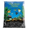 Pure Water Pebbles Aquarium Gravel - Jet Black - 25 lbs (3.1-6.3 mm Grain)