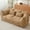 Coffee, variant on Aukfa Cloud Comfy Sofa, 24.4" Deep Seat Loveseat Couch for Living Room, No Assemble,Chenille,Gray