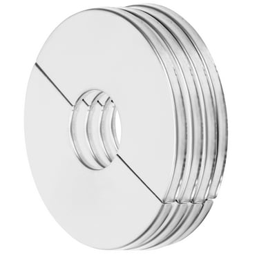 4 Pcs Shower Flange Replacement Pipe Wall Split Escutcheon Plate Plumbing Rings