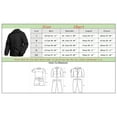thumbnail image 3 of Mens Loose Solid Hooded Waterproof Breathable Flight Suit Jacket Thin Coat Top Blouse, 3 of 5