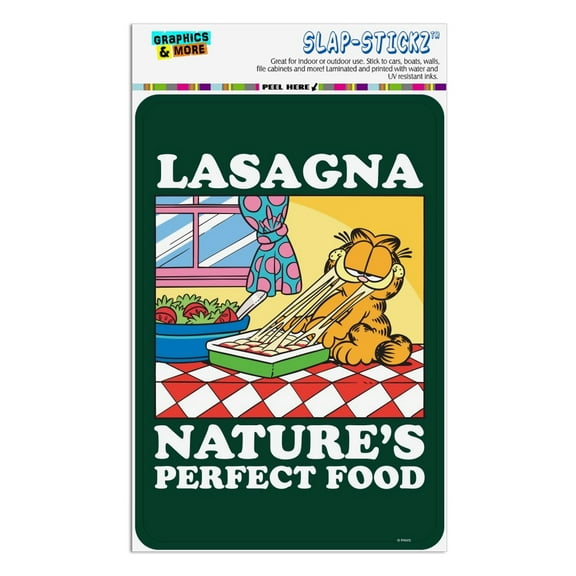 Garfield Lasagna The Perfect Food Home Business Office Sign