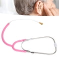 thumbnail image 1 of Audiphones Stethoscope, Pink Listening Stethoscope Convenient Lightweight   for Earpiece Audition, 1 of 7