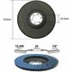 thumbnail image 3 of Lojalitet Discos de láminas de 125 mm Discos de láminas de grano 40/60/80/120 Discos de lijado de ventilador para eliminación de rebabas, pulido, óxido y acabado - Azul Paquete de 8, 3 of 5