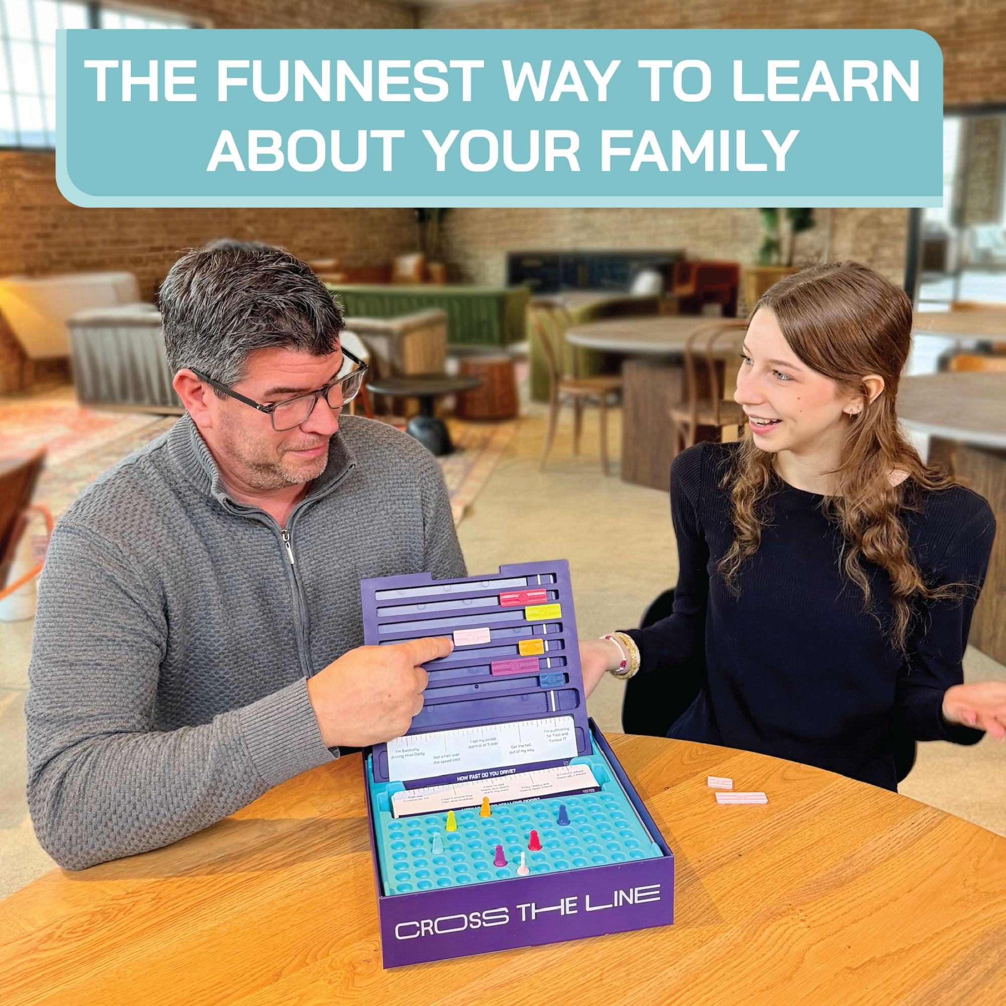 Cross the Line Interactive Party Game for Teens and Adults Ages 12+ (Walmart Exclusive)