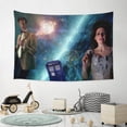 thumbnail image 4 of Doctor Who Tapestry, Anime Wall Poster Art, Wall Tapestry For Bedroom Living Room Dorm Room, Wall Hanging For Festival Party Events Background Photography Backdrop, 60x40 Inch, 4 of 9