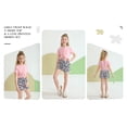 thumbnail image 7 of 8-12T SILVERCELL Girl's Summer 2 Piece Twist Front Crop Tops with Bow Belted Short Set, 7 of 7