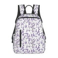thumbnail image 1 of Balery Lavender Flowers Mochila Ligera para Hombres y Mujeres – Resistente y Impermeable, Ideal para la Escuela, el Trabajo, los Viajes y el Uso Diario, 1 of 7