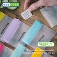 thumbnail image 2 of Ezy Dose Reusable Weekly Pill Pouch Set, Labeled, Multi-Color, 2 of 7