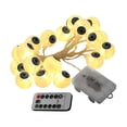 thumbnail image 4 of Luces de Halloween, luces nocturnas, accesorios, iluminación decorativa impermeable, 20 luces LED para suministros de fiesta, dormitorio, jardín, pati cálido, 4 of 8