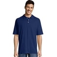 thumbnail image 2 of Hanes Mens FreshIQ X-Temp Polo, 3XL, Navy, 2 of 4