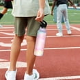 thumbnail image 5 of Kids Insulated Stainless Steel Sports Water Bottle 600ml Cute Stars and Pink Clouds, 5 of 6
