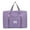 Purple, variant on LSLJS Travel Duffel Bag, Large Capacity Weekender Bags with Trolley Sleeve Waterproof Sport Gym Tote Bag Spirit Airlines Personal Item Bag Foldable Carry on Luggage Overnight Bag for Women Men