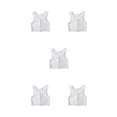 thumbnail image 3 of Minnieouse Tank Top Chaleco Camisa Pecho Trans Elástico Deportes Ropa Interior Vendaje Reforzado Corsé Corto Transpirable Mujer Blanco XL Type2 NO2, 3 of 6