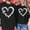 Black, variant on Valentines Shirt for Women Love Heart Graphic Print Long Sleeve Sweatshirts Casual Valentines Gifts Relaxed Fit Tops Outfit Clothes