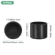 thumbnail image 3 of Uxcell 24 Paquete de Tapas para Patas de Silla de 7/8 pulgadas Protectores de Piso de Cloruro de Polivinilo Cubierta Redonda Puntas Negras, 3 of 7