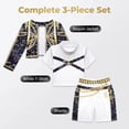 thumbnail image 3 of 3 Piece Popular Singer Halloween Costume for GirIs, Pop Idol Singer Cosplay Costume, Include Jacket Tshirt Shorts Great Gifts for Fans, 3 of 4