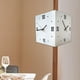 thumbnail image 4 of Adorno de pared de reloj de pared de esquina de doble cara, reloj decorativo moderno para cocina, 4 of 7