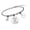 5 silver models, variant on Geemin Modern Ti Steel Bead Bracelet Everyday Stackable Jewelry Lightweight