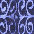 thumbnail image 1 of Ahgly Company Machine Washable Indoor Square Abstract Blue Modern Area Rugs, 6' Square, 1 of 4