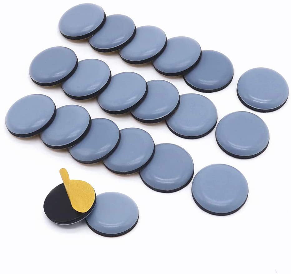 20 Pack Stick Furniture Sliders,1inch Adhesive Furniture Glides Sliders