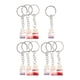 thumbnail image 2 of 10x llaveros colgante cartera artesanía coche llavero bolso conector Botella transparente, 2 of 9