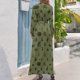 thumbnail image 2 of Horror popular en verde Vestido largo Vestido largo Vestido de verano de mujer 2024, 2 of 4