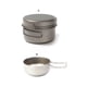 thumbnail image 4 of Utensilios de cocina Eigraketly Olla plegable 1000ML Titanio para Camping Senderismo Picnic, 4 of 6