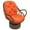 Tangerine, variant on 48-inch by 24-inch Solid Twill Swivel Rocker Cushion