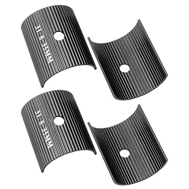 Manillar De Bicicleta De 31,8-35Mm/1,25-1,38 Pulgadas, Hoja De Conversión De Aleación De Aluminio, Adaptador Espaciador De Manillar Fácil De Instalar Para Bicicletas Guardurnaity OD010640-01