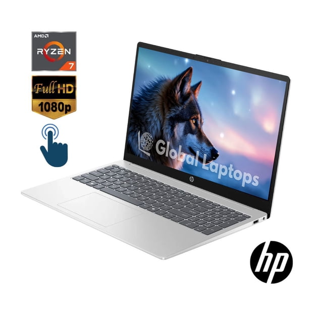 Laptop HP Amd Ryzen 7 16GB RAM 512GB SSD 15,6 FHD Touch | Walmart