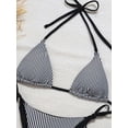 Black And White Striped Triangle Bikini Set With Spaghetti Straps And black-and-white-striped-triangle-bikini-set-with-spaghetti-straps-and