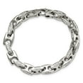 thumbnail image 4 of Stainless Steel Bracelet Links Link, Other Men's Cubic Zirconia Round 9.57 mm 9 in Chisel Polished with CZ, 4 of 5