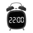 thumbnail image 2 of Reloj de despertador digital decoración del hogar de doble campana gran alarma de alarma de la para la mesa para dormitorios dormitorios habitaciones, 2 of 10