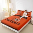 thumbnail image 4 of jejeloiu American Rugby Game Bed Sheets,Football Sport King Sheets For Teens 4-Piece, 4 of 7