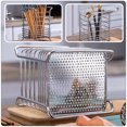 thumbnail image 3 of Cutlery Utensil Silverware Drying Rack Chopsticks Basket Holder Flatware Storage Solution for Kitchen Silver, 3 of 6