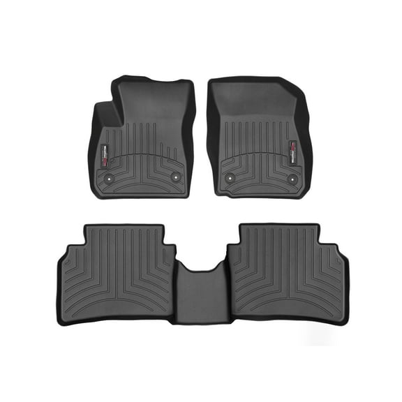 WeatherTech Custom Fit FloorLiners compatible with 2018-2020 Buick Regal - 1st & 2nd Row, Black
