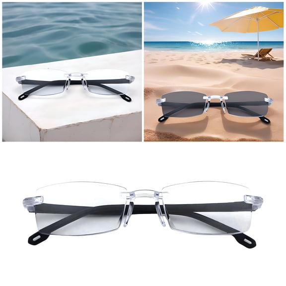 GJX Smart Glasses with Auto Focus and Reading Features for Men and Women | Near and Far Blue Light Blocking Glasses for Everyday Use