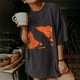 thumbnail image 2 of Blusa de manga corta de verano con estampado de Halloween gótico vintage para mujer Pompotops  hfajkhk138872, 2 of 9