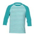 thumbnail image 4 of oqasdz Boys Long Sleeve Color Contrast T Shirt with Striped Design Classic Shirt for Kids and Youth Breathable Cozy Performance Summer Dailywear, 4 of 4