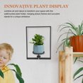 thumbnail image 3 of IDEANATEGRATE Estante De Pared Para Plantas Negro De Metal Para Moderno Y, 3 of 8