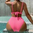 thumbnail image 3 of Aayomet Swim Suits for Women 2024 Swimsuit Set (Pink, S), 3 of 5
