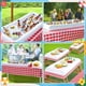 thumbnail image 2 of 3PCS Inflatable Service Bar Salad Ice Tray Food Beverage Containers - Barbecue Picnic Pool Party, 2 of 5
