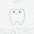 thumbnail image 4 of Inktastic Cute Tooth Girls Baby Dress, 4 of 5