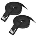 thumbnail image 3 of Universal Car Soft Roof Rack Luggage Carrier Fixed Rack with Adjustable Straps for Kayak Canoe Paddle Board, 3 of 7