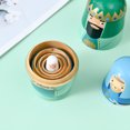 thumbnail image 6 of YOHAVEN Wooden Russian Nesting Dolls 5 Piece Matryoshka Set Hand Painted Christmas Easter Decorations Collectible Dolls for Home Table Ornament Family Gift Holiday Decor, 6 of 7